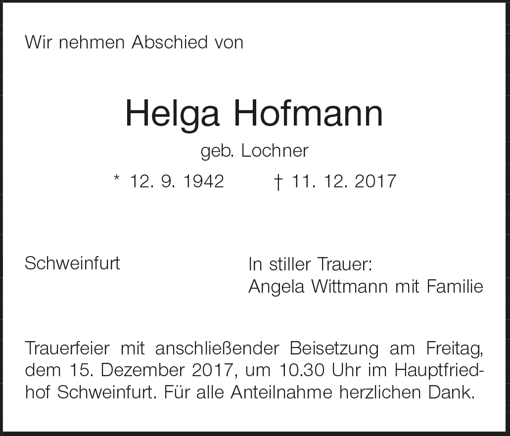 Helga Hofmann